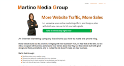 Desktop Screenshot of martinomediagroup.com